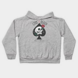 Love and Death Kids Hoodie